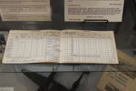 actual flight log of the plane, listing flights from Nov - Dec 1942.